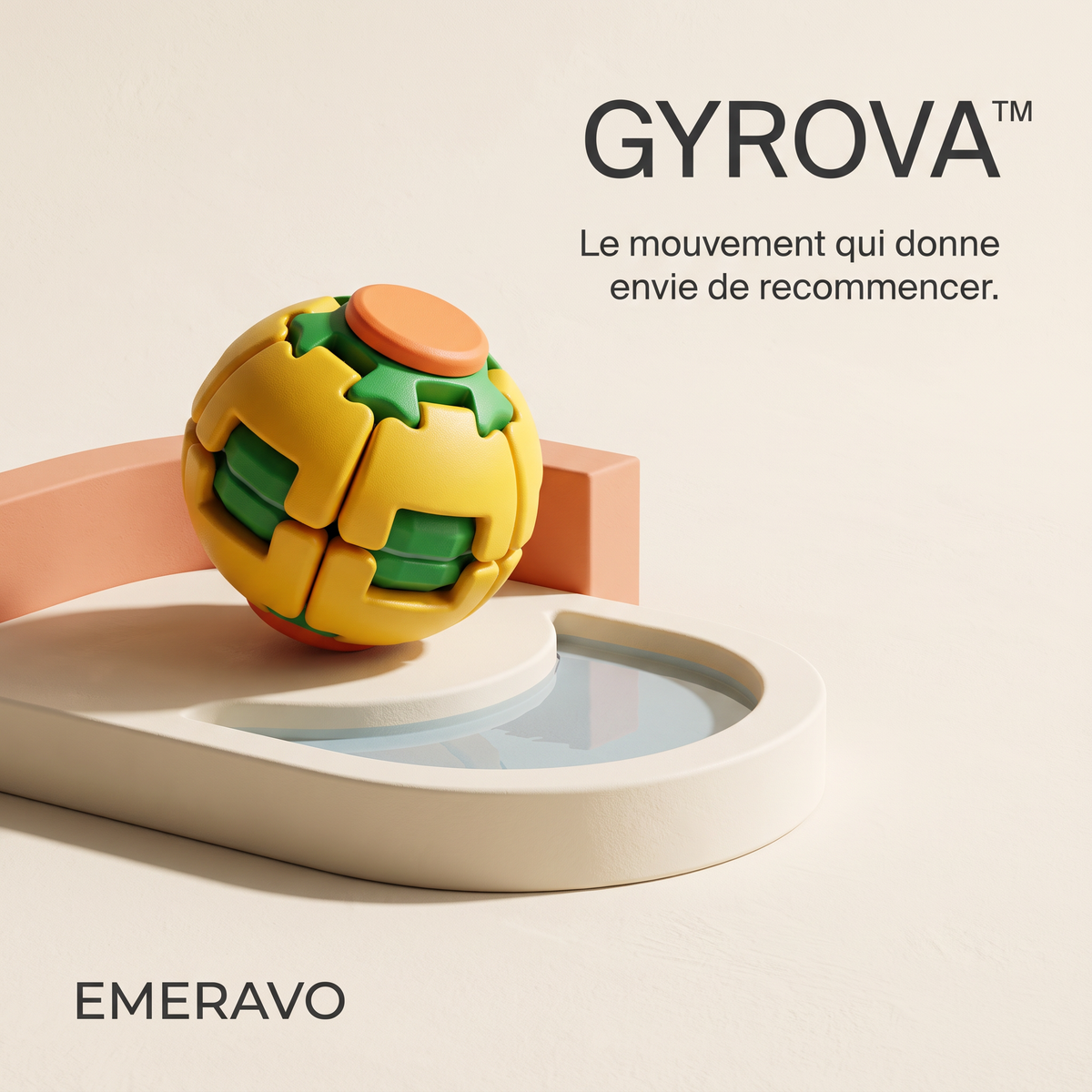 Gyrova™ - Le jouet anti-stress rotatif